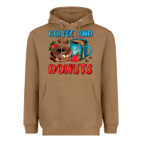 Toasted Coconut coffee and donuts Heavyweight Hoodie - AdoDesignShop