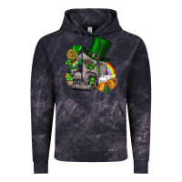 Cloud Black St Patrick's Day boho skull Vintage Hoodie - FaDigitalArtStudio