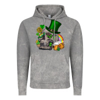 Cloud Rock St Patrick's Day boho skull Vintage Hoodie - FaDigitalArtStudio
