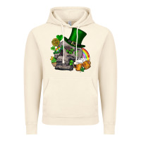 Vintage Artic St Patrick's Day boho skull Vintage Hoodie - FaDigitalArtStudio