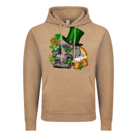 Vintage Coffee St Patrick's Day boho skull Vintage Hoodie - FaDigitalArtStudio