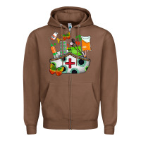 Chestnut nurse   juneteenth Zipper Hoodie - AdoDesignShop