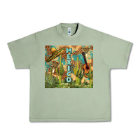 Oil Green Mexico Urban Heavy Tee - FaDigitalArtStudio