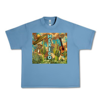 Pebble Blue Mexico Urban Heavy Tee - FaDigitalArtStudio