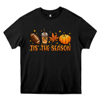 Black Tis' the season Heavy Core Tee - NancyCooperArtShop