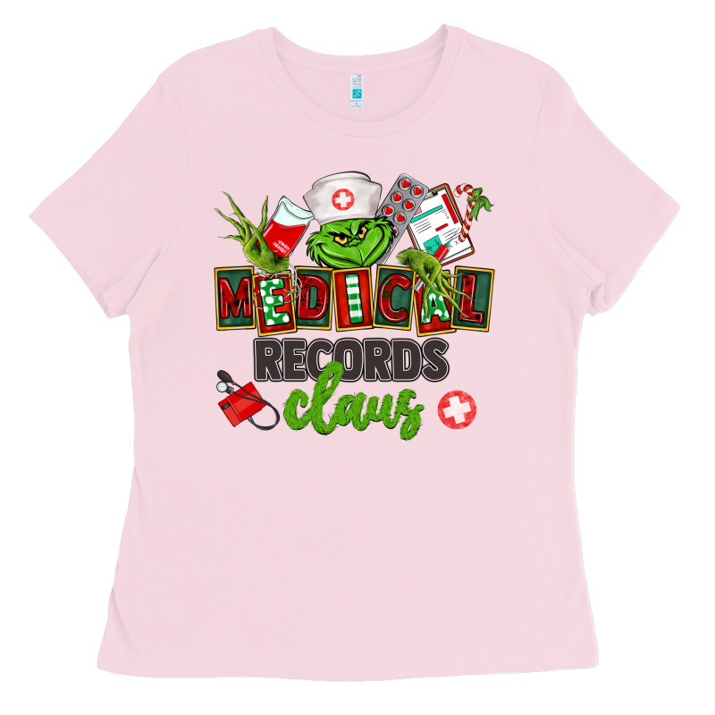 Medical Records Claus Ladies Tee by CowGirlArtShop | Teevron