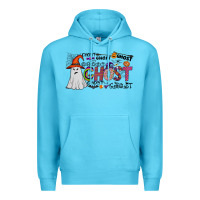 Ocean Blue ghost Premium Hoodie - CowhideDigitalArt