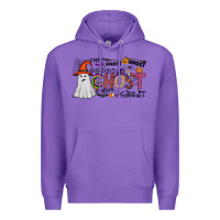 Purple ghost Premium Hoodie - CowhideDigitalArt