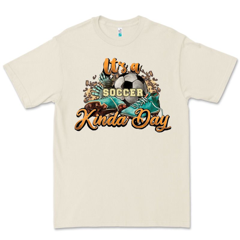 It's A Soccer Kinda Day Premium Tee by HowdyJamesFarm | Teevron