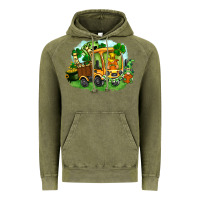 Vintage Olive truck saint patrick's day Vintage Hoodie - FaDigitalArtStudio