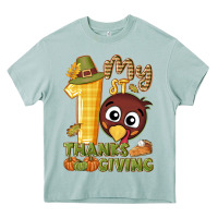 Arona My 1st Thanksgiving with turkey Heavy Core Tee - NancyCooperArtShop