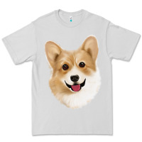 Dove Grey Corgi Premium Tee - Jasminsmagicworld