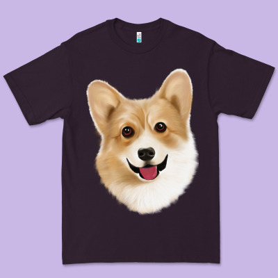 Corgi Premium Tee Designed By Jasminsmagicworld