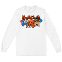 White basketball mom Long Sleeve Tee - FaDigitalArtStudio