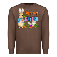 Chestnut easter bunny egg and carrots Premium Sweatshirt - AdoDesignShop