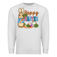 Easter Bunny Egg And Carrots Premium Sweatshirt | Teevron
