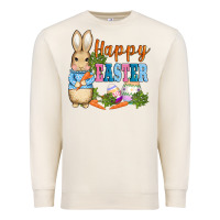 Sandshell easter bunny egg and carrots Premium Sweatshirt - AdoDesignShop
