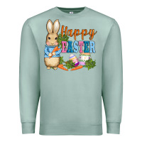 Seafoam easter bunny egg and carrots Premium Sweatshirt - AdoDesignShop