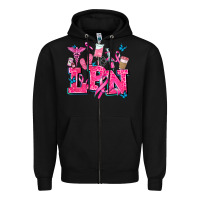Black lpn cancer  nurse with Zipper Hoodie - AdoDesignShop