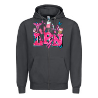 Smoke lpn cancer  nurse with Zipper Hoodie - AdoDesignShop