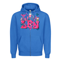 True Royal lpn cancer  nurse with Zipper Hoodie - AdoDesignShop