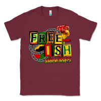 Burgundy free ish since 1865 Classic Tee - CowGirlArtShop