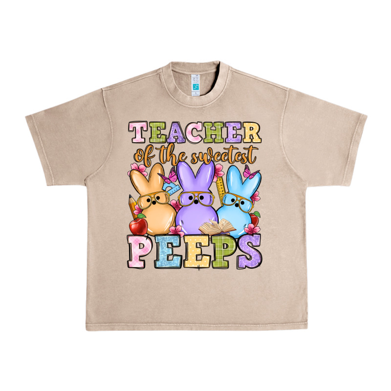 Easter Day Teacher Of The Sweetest Peeps Urban Heavy Tee by OliviaCreatesArt | Teevron