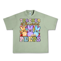 Oil Green Easter Day Teacher of the sweetest peeps Urban Heavy Tee - OliviaCreatesArt