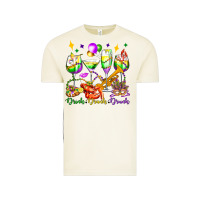 Vintage Arctic drink drank drunk mardi gras wine glasses olivia Vintage Tee - OliviaCreatesArt