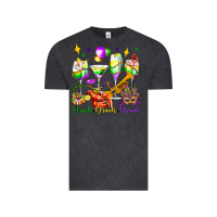 Vintage Black drink drank drunk mardi gras wine glasses olivia Vintage Tee - OliviaCreatesArt