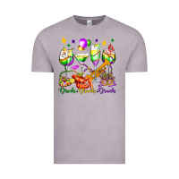 Vintage Zinc drink drank drunk mardi gras wine glasses olivia Vintage Tee - OliviaCreatesArt