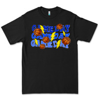 Black Game day game day game day lightning bolt Premium Tee - HowdyJamesFarm