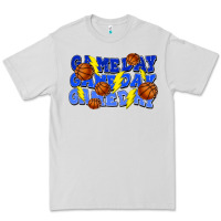 Dove Grey Game day game day game day lightning bolt Premium Tee - HowdyJamesFarm