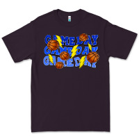 Plum Game day game day game day lightning bolt Premium Tee - HowdyJamesFarm