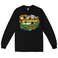 Black North Dakota State Map Long Sleeve Tee - RanaPortraitStore
