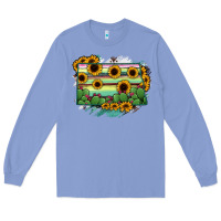 Colony Blue North Dakota State Map Long Sleeve Tee - RanaPortraitStore