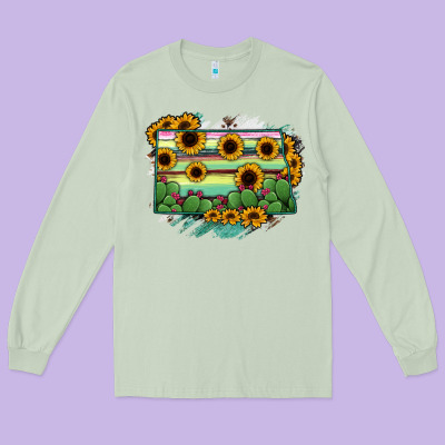 North Dakota State Map Long Sleeve Tee Designed By Ranaportraitstore