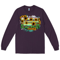 Plum North Dakota State Map Long Sleeve Tee - RanaPortraitStore