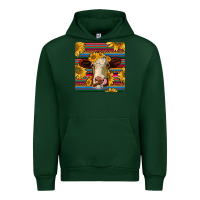 Forest Green serape hereford coaster Urban Hoodie - JahusDesignShop