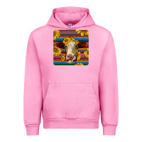 Fuchsia Pink serape hereford coaster Urban Hoodie - JahusDesignShop