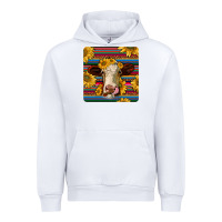 White serape hereford coaster Urban Hoodie - JahusDesignShop