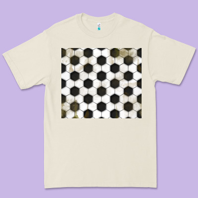 Distressed Soccer Pattern Premium Tee Designed By Tumblerdesignbyshophia