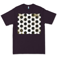 Plum distressed soccer pattern Premium Tee - TumblerDesignByShophia