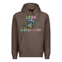 Coffee grow your own way Premium Hoodie - CowhideDigitalArt