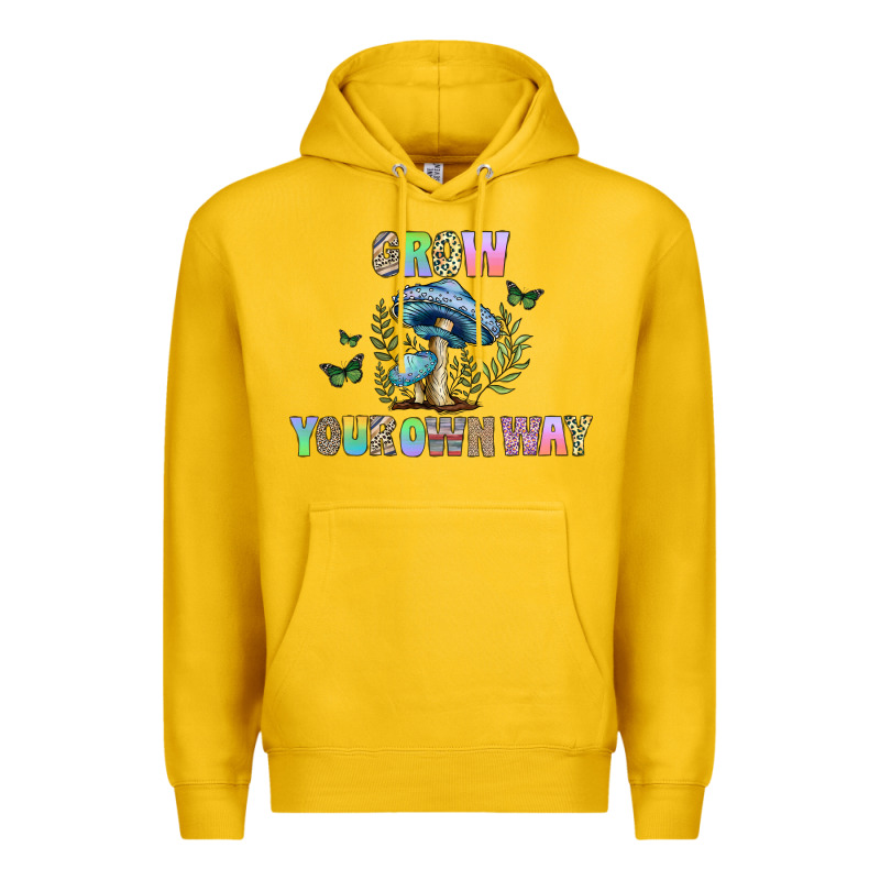 Grow Your Own Way Premium Hoodie by CowhideDigitalArt | Teevron