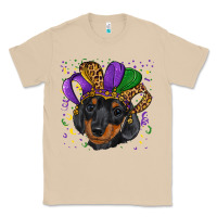 Mushroom mardi gras hat dachshund puppy Classic Tee - RanaPortraitStore