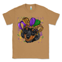 Toasted Coconut mardi gras hat dachshund puppy Classic Tee - RanaPortraitStore