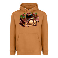 Meerkat chocolate donut with candies Heavyweight Hoodie - AdoDesignShop