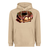 Mushroom chocolate donut with candies Heavyweight Hoodie - AdoDesignShop
