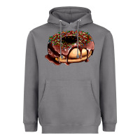 Storm chocolate donut with candies Heavyweight Hoodie - AdoDesignShop